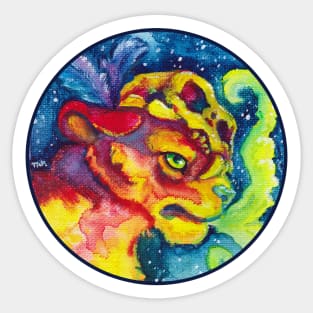 Lion Breath Sticker